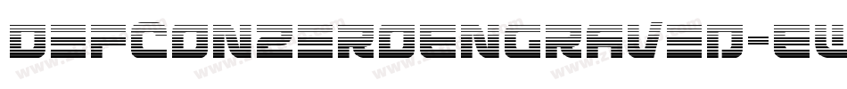DefconZeroEngraved-Ewvg字体转换