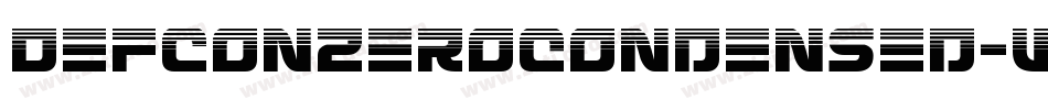 DefconZeroCondensed-Wx39字体转换
