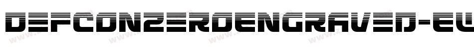 DefconZeroEngraved-Ewvg字体转换