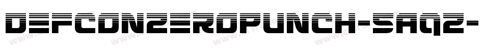 DefconZeroPunch-5AqZ字体转换