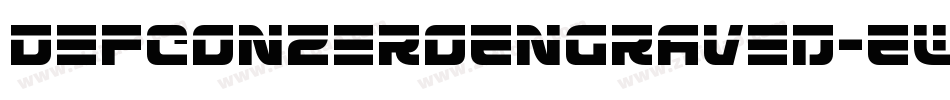 DefconZeroEngraved-Ewvg字体转换