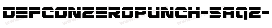 DefconZeroPunch-5AqZ字体转换
