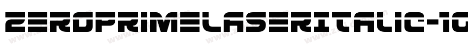 ZeroPrimeLaserItalic-1GPa0字体转换