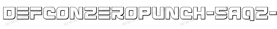 DefconZeroPunch-5AqZ字体转换