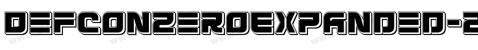 DefconZeroExpanded-ZADl字体转换