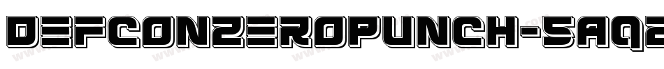 DefconZeroPunch-5AqZ字体转换