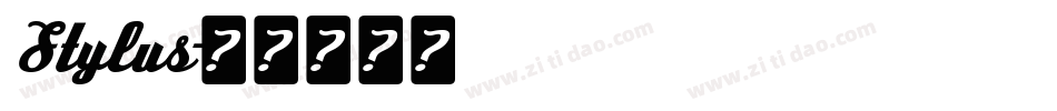 Stylus字体转换