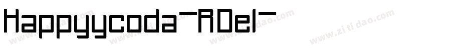 Happyycoda-RDel字体转换