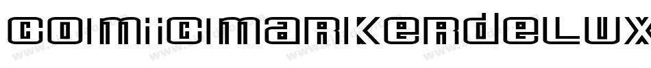 ComicMarkerDeluxeItalic-V9EV字体转换