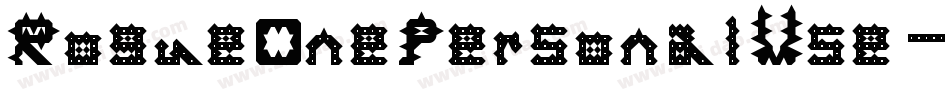 RogueOnePersonalUse-1GPn0字体转换 RogueOnePersonalUse-1GPn0字体转换
