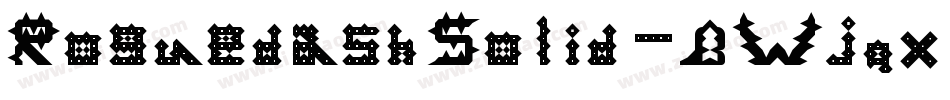 RoguedashSolid-BWjqx字体转换