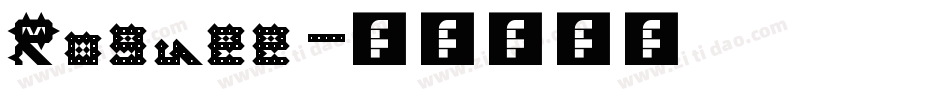 Roguee字体转换