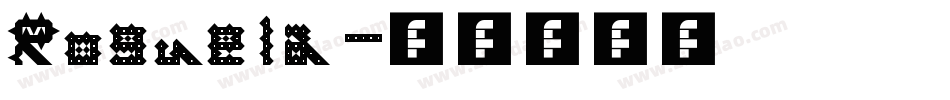 Roguela字体转换