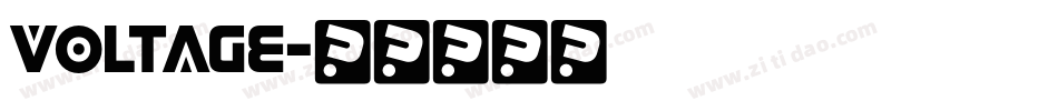 Voltage字体转换