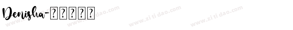 Denisha字体转换