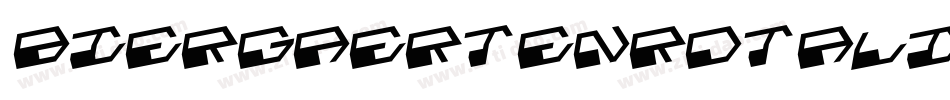 BiergaertenRotalicLaser-RORA字体转换