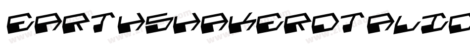 EarthshakeRotalic-Pa0P字体转换