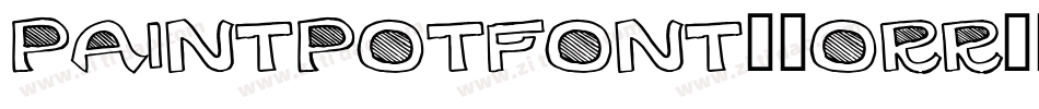 PaintPotFont-0oRR字体转换
