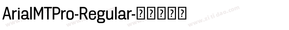 AriaIMTPro-Regular字体转换