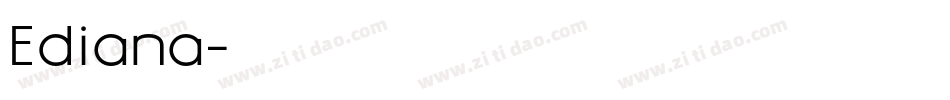 Ediana字体转换