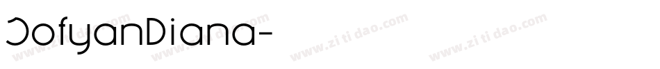 SofyanDiana字体转换