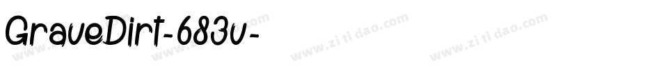 GraveDirt-683v字体转换