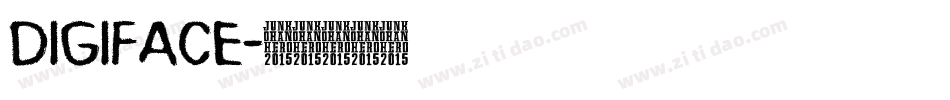DIGIFACE字体转换