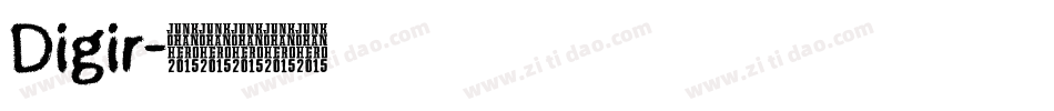 Digir字体转换