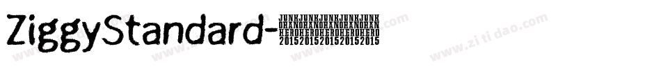 ZiggyStandard字体转换