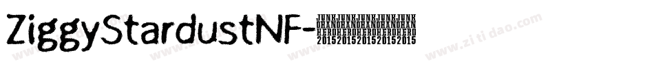 ZiggyStardustNF字体转换