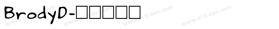 BrodyD字体转换