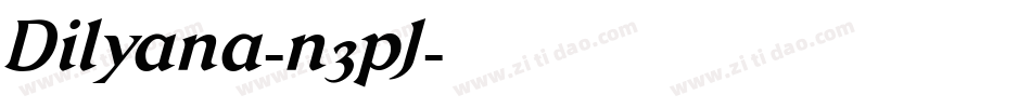 Dilyana-n3pJ字体转换