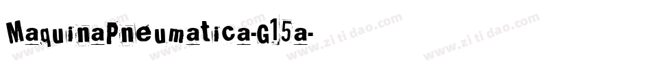 MaquinaPneumatica-G15a字体转换