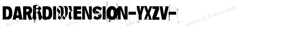 DarkDimension-YxZv字体转换