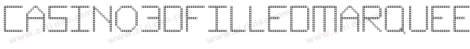Casino3DFilledMarqueeItalic-3zOK3字体转换