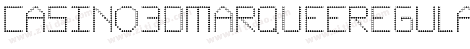 Casino3DMarqueeRegular-d9A2V字体转换