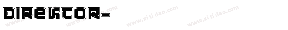 Direktor字体转换
