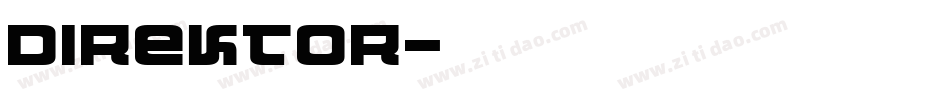 Direktor字体转换