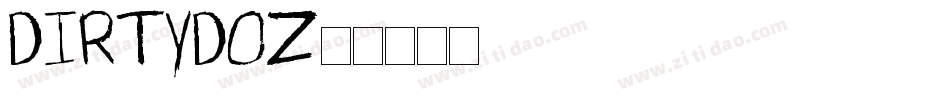 DIRTYDOZ字体转换