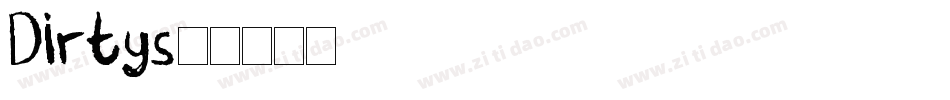 Dirtys字体转换