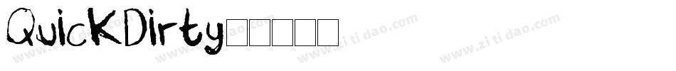 QuickDirty字体转换