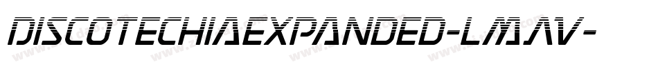 DiscotechiaExpanded-lmAV字体转换
