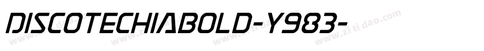 DiscotechiaBold-y983字体转换