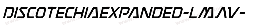 DiscotechiaExpanded-lmAV字体转换