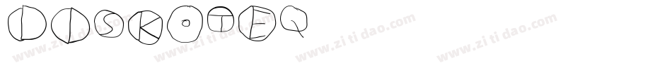 DISKOTEQ字体转换
