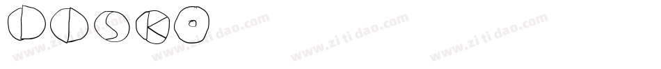 Disko字体转换