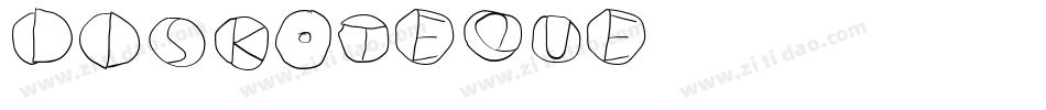 Diskoteque字体转换