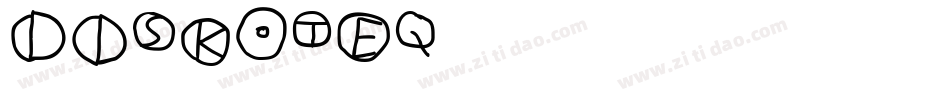 DISKOTEQ字体转换