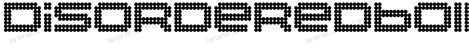 Disorderedbold-6jnM字体转换