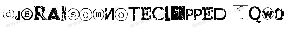 DjbRansomNoteClipped-1qW0字体转换